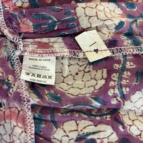 SLV Sur La Vague Blouse Mini Dress/Boho tassels NWT OS petite S/M petite - Picture 8 of 8